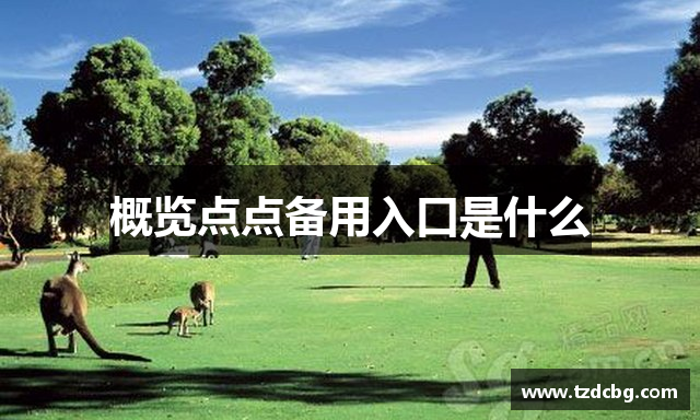 概览点点备用入口是什么